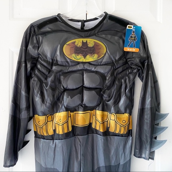 Rubies Boys Muscle Batman Halloween Costume M 8-10 - Picture 3 of 16